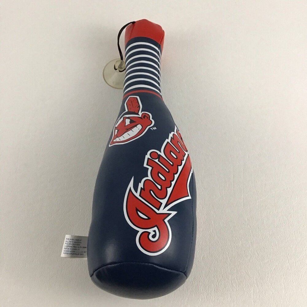 Cleveland Indians Hanging Suction Baseball Bat MLB Vintage 90s Good Stuff Wahoo - Picture 6 of 7